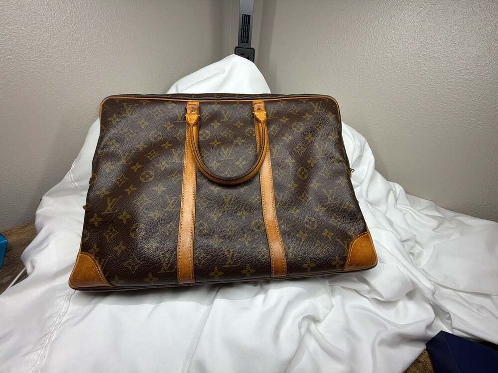 Louis Vuitton Monogram Canvas Porte-Documents Briefcase, - Picture 2 of 9